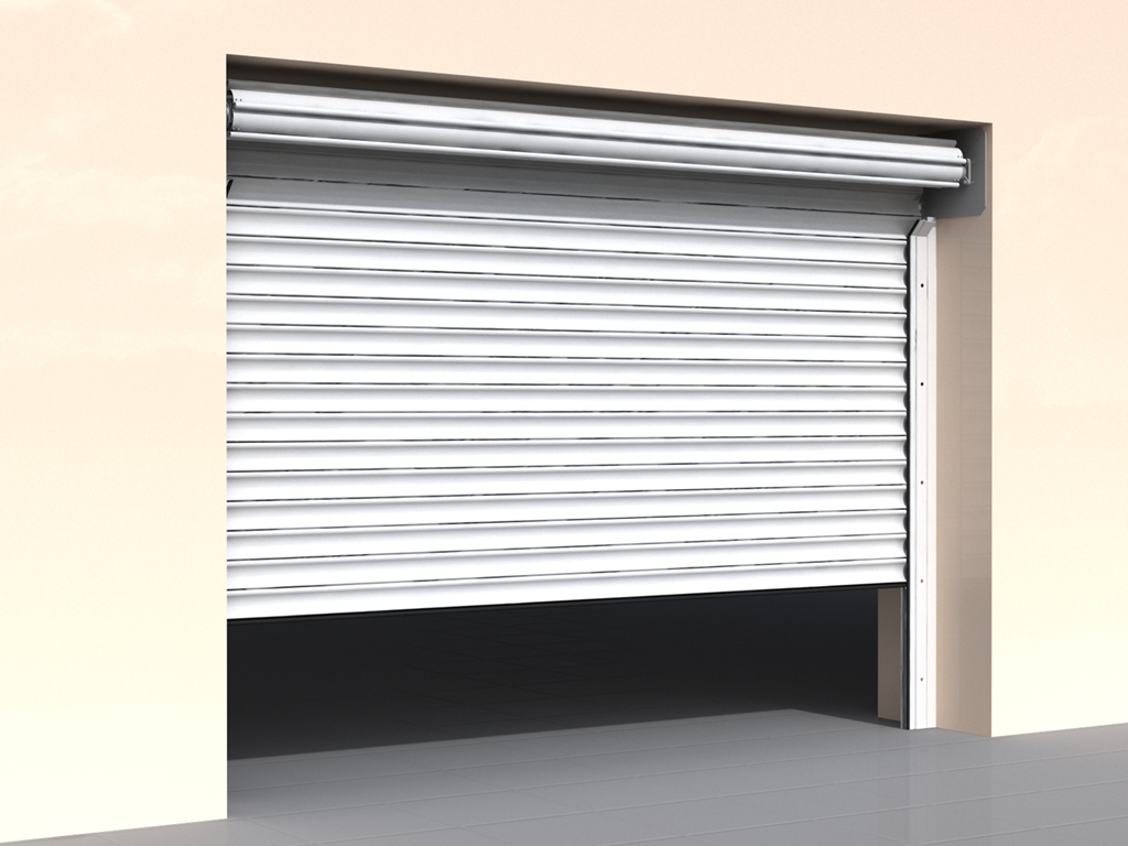 Встроенный монтаж. Встроенный монтаж позволяет расположить все элементы рулонных ворот в проеме.